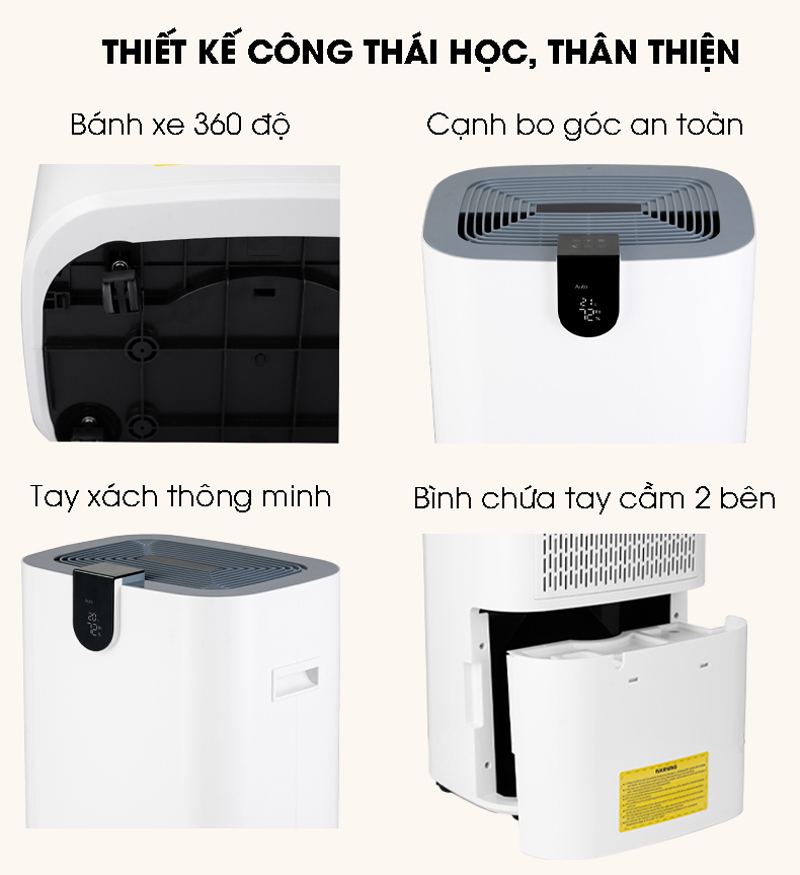 Thiết kế kiểu dáng hiện đại, sang trọng, tiện dụng