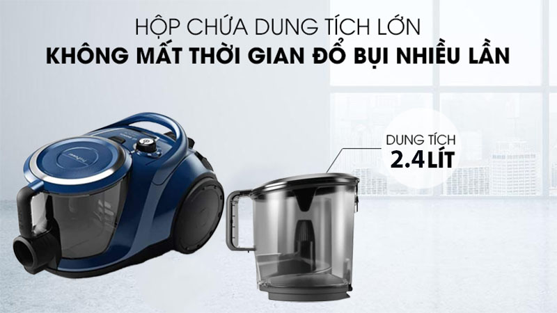 Dung tích hộp chứa bụi của Máy hút bụi Bosch BGS412000