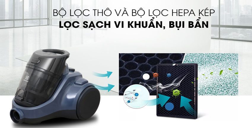 Máy hút bụi Electrolux EC41-2DB - Hàng chính hãng