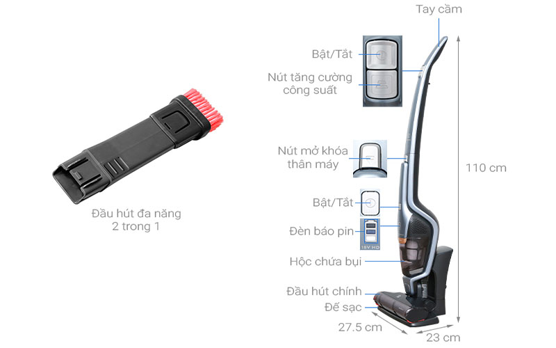 Máy hút bụi Electrolux ZB3411 - Hàng chính hãng