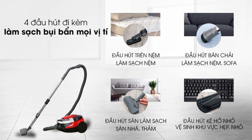 Máy hút bụi Hitachi CV-SE22V - Hàng chính hãng
