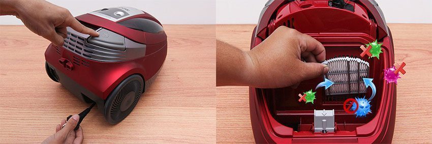 Máy hút bụi Hitachi CV-SU23V - Hàng chính hãng