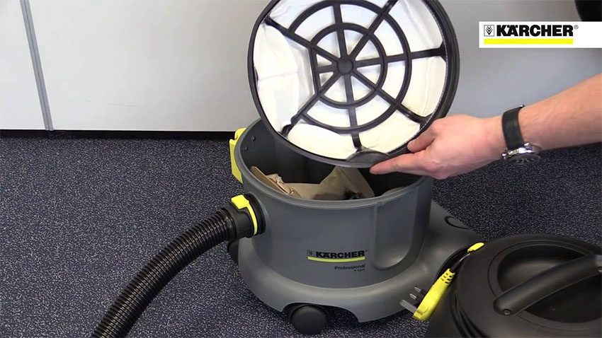 Chất liệu của máy hút bụi Karcher T 10/1 ADV