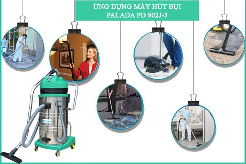Máy hút bụi Palada PD 802J-3 - Hàng chính hãng