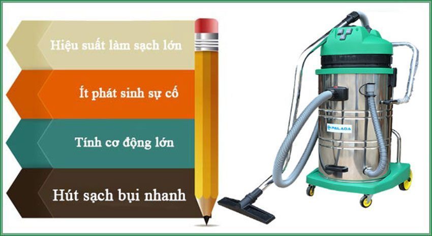 Máy hút bụi Palada PD 802J-3 - Hàng chính hãng