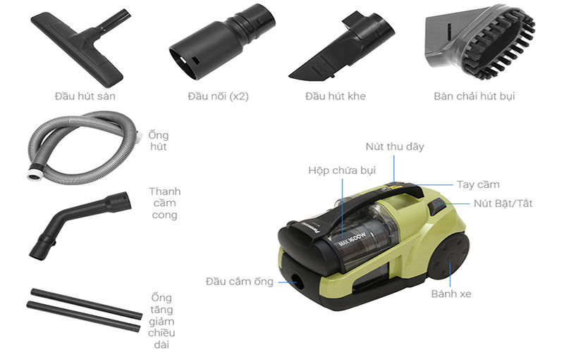 Máy hút bụi Panasonic MC-CL571GN49 - Hàng chính hãng
