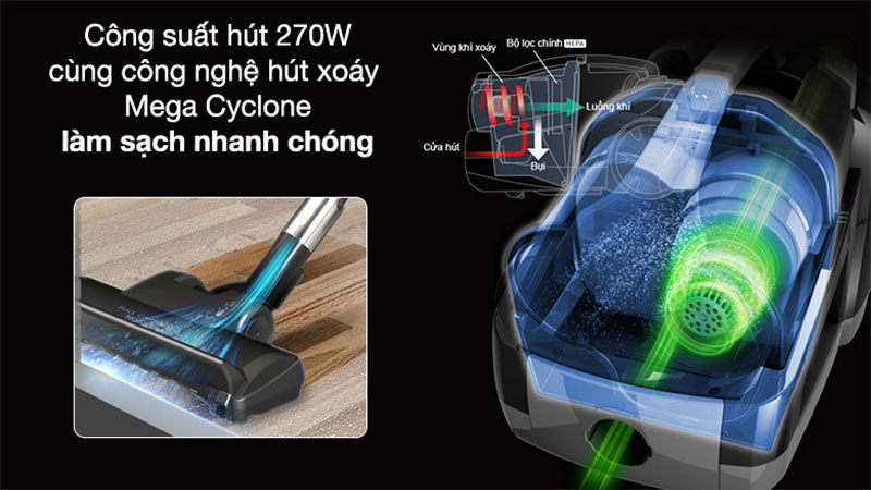 Máy hút bụi Panasonic MC-CL575KN49 - Hàng chính hãng