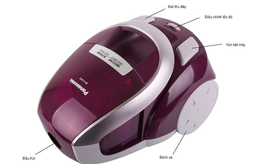 Chi tiết của máy hút bụi Panasonic PAHB-MC-CL453RN46
