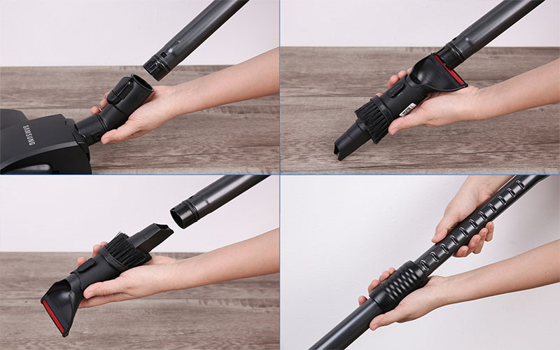 Các đầu hút của Máy hút bụi Samsung VCC8835V37/XSV