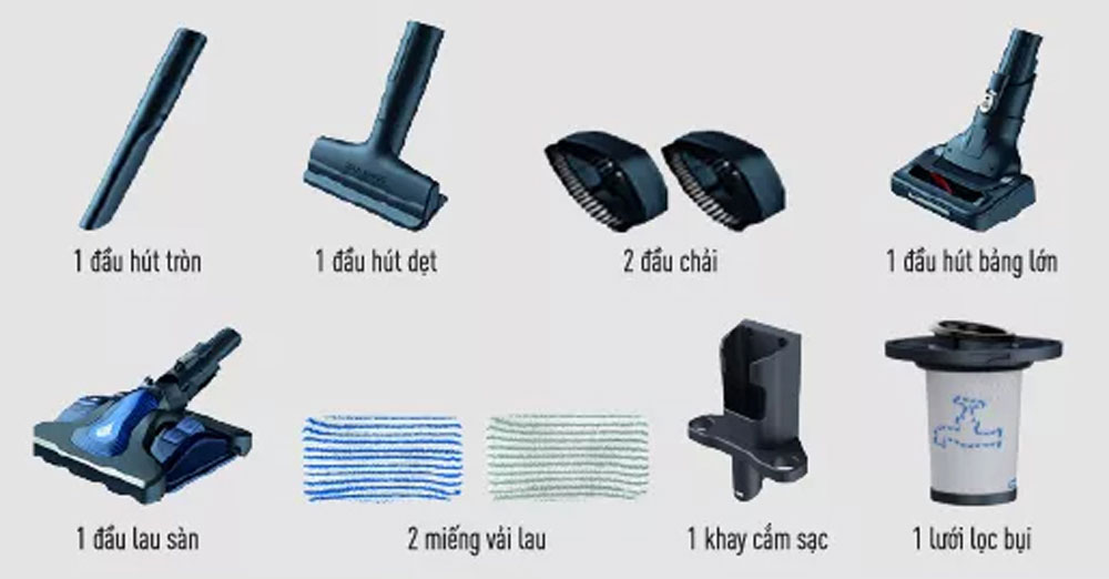 Máy hút bụi cầm tay Tefal TY9890WO - Hàng chính hãng