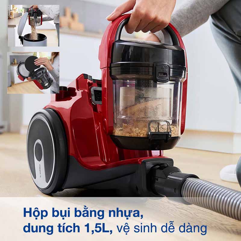 Máy hút bụi dạng hộp Bosch BGC05AAA2 - Hàng chính hãng