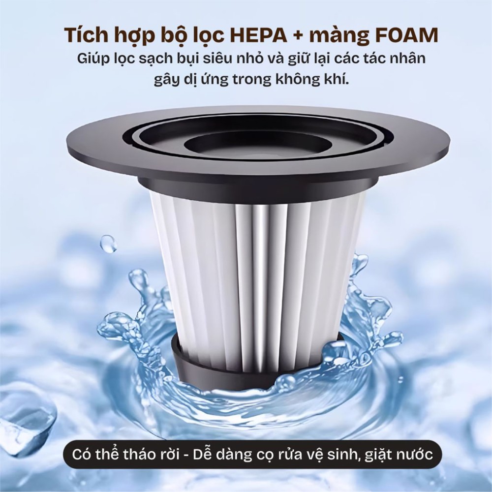 Máy hút bụi cầm tay Fujihome VC01 - Hàng chính hãng