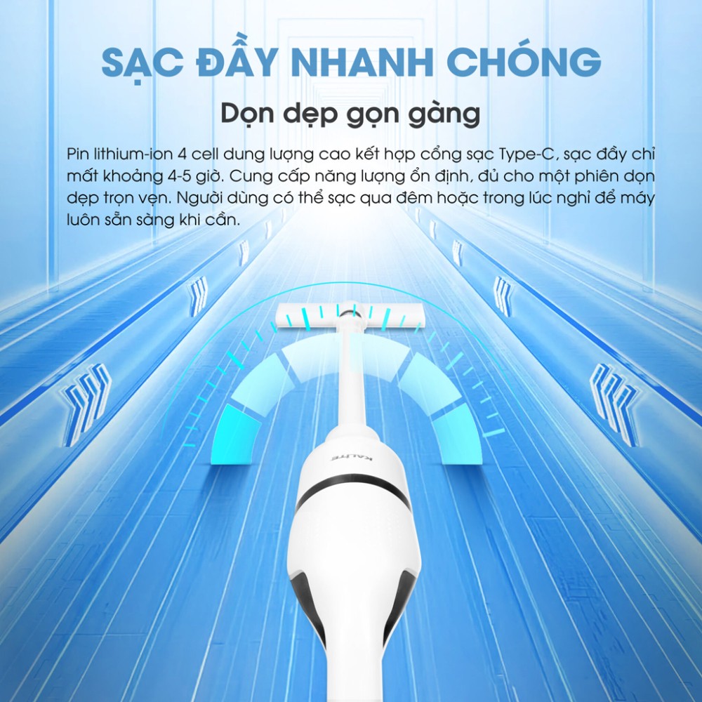 Máy hút bụi Kalite KHV01 - Hàng chính hãng