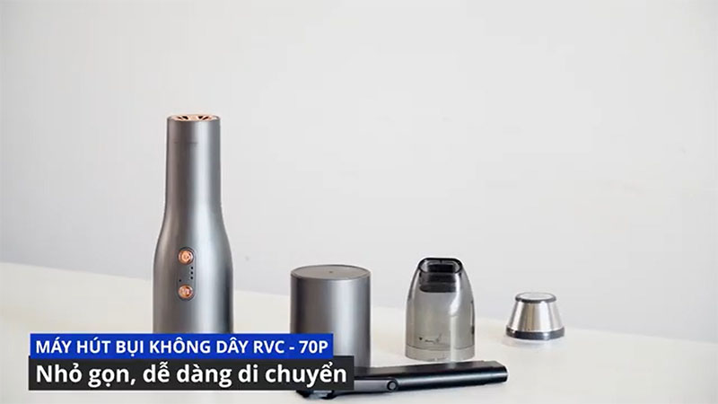 Máy hút bụi cầm tay Rapido RVC-70P - Hàng chính hãng