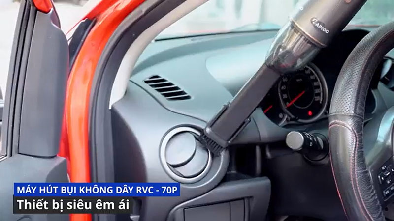 Máy hút bụi cầm tay Rapido RVC-70P - Hàng chính hãng