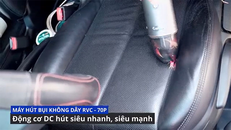 Máy hút bụi cầm tay Rapido RVC-70P - Hàng chính hãng