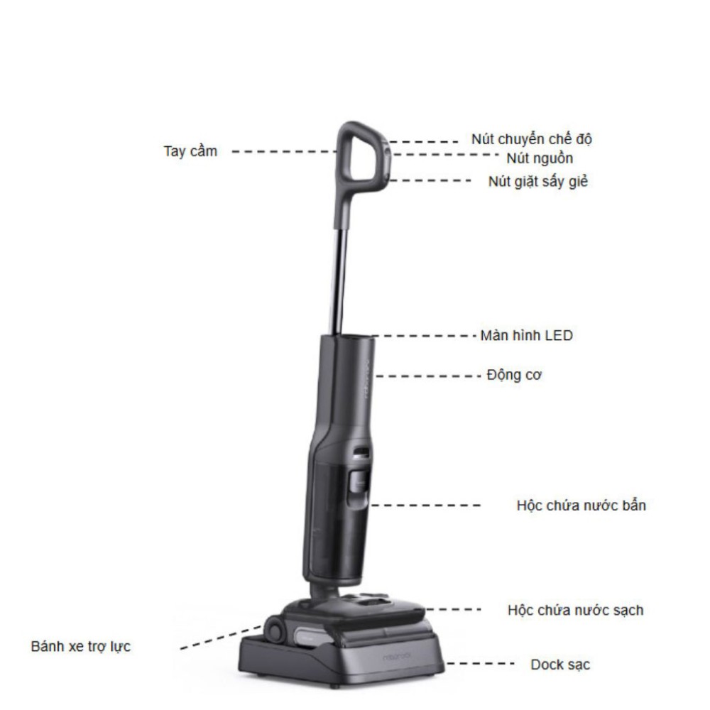 Cấu tạo của máy hút bụi cầm tay Roborock F25 Ultra 