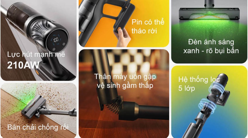 Máy hút bụi cầm tay Roborock H60 Ultra - Hàng chính hãng