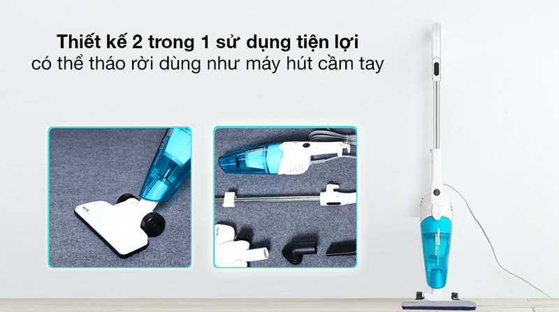 Máy hút bụi cầm tay Deerma DX118C  - Hàng chính hãng