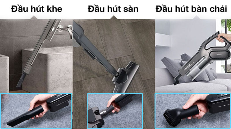 Máy hút bụi cầm tay Deerma DX700S  - Hàng chính hãng