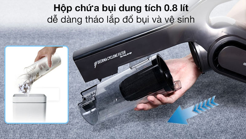 Máy hút bụi cầm tay Deerma DX700S  - Hàng chính hãng