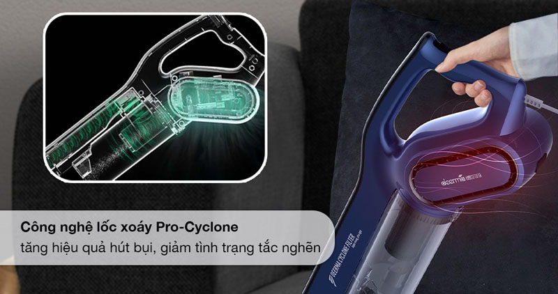 Máy hút bụi cầm tay Deerma DX810 - Hàng chính hãng