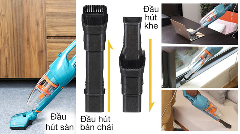 Máy hút bụi cầm tay Deerma DX900 - Hàng chính hãng