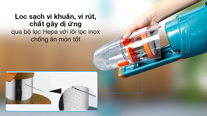 Máy hút bụi cầm tay Deerma DX900 - Hàng chính hãng