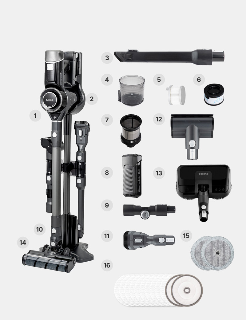 Máy hút bụi không dây Cuckoo CVC-AME1410UG - Hàng chính hãng