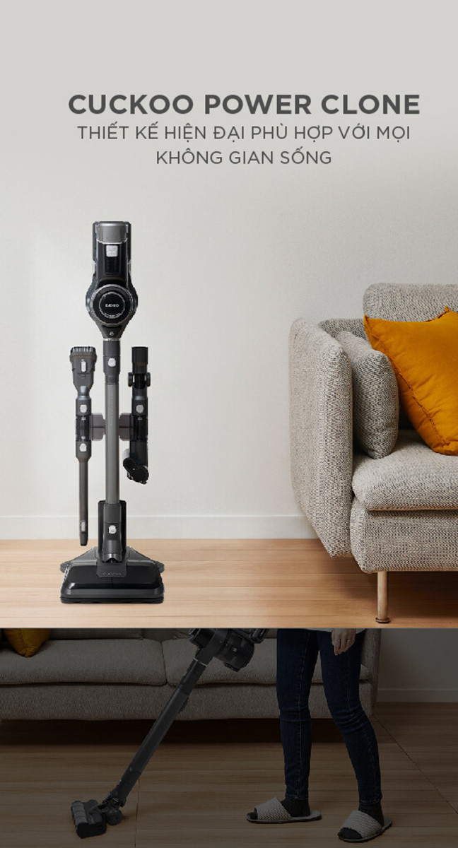 Máy hút bụi không dây Cuckoo CVC-AME1410UG - Hàng chính hãng