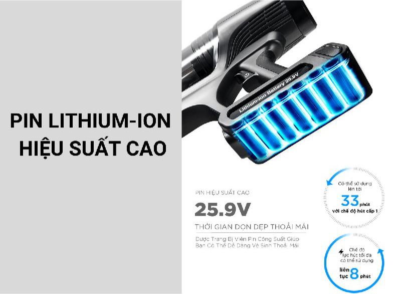 Máy hút bụi không dây Cuckoo CVC-AME1410UG - Hàng chính hãng