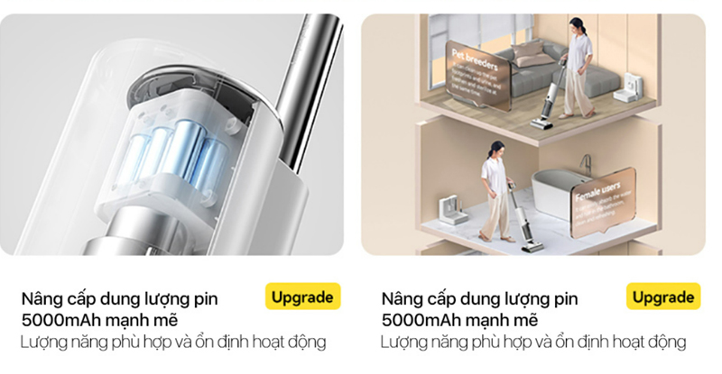 Máy hút bụi không dây Deerma VX910W - Hàng chính hãng