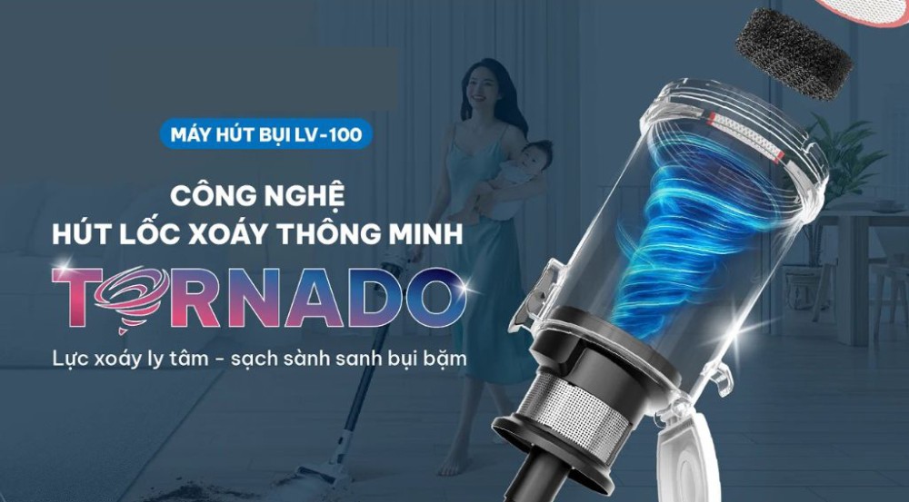 Máy hút bụi cầm tay Livotec LV-100 - Hàng chính hãng