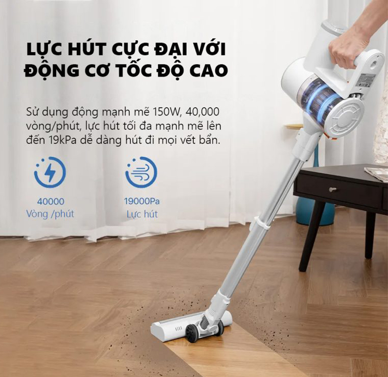 Máy hút bụi cầm tay không dây Lydsto V9 - Hàng chính hãng