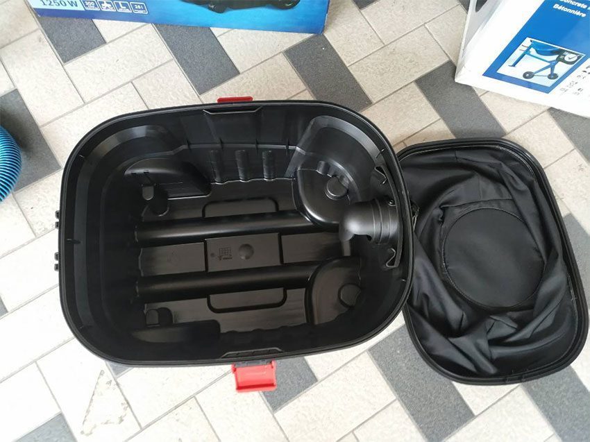 Dung tích chứa của máy hút bụi công nghiệp Bosch GAS 12-25 PS