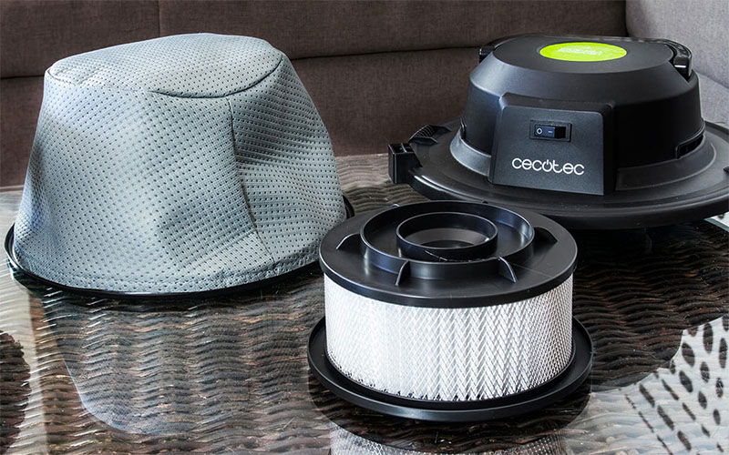 Máy hút bụi công nghiệp Cecotec Conga Powerash 1200 (Màu đen) - Hàng chính hãng