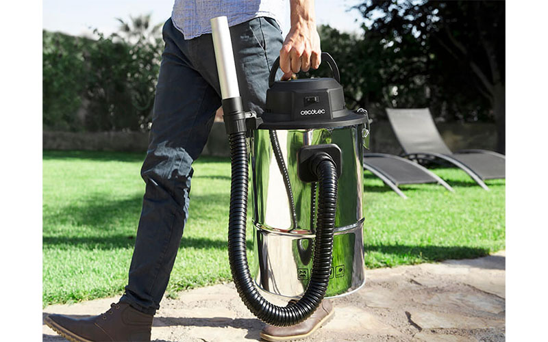 Máy hút bụi công nghiệp Cecotec Conga Powerash 1200 (Màu thép) - Hàng chính hãng