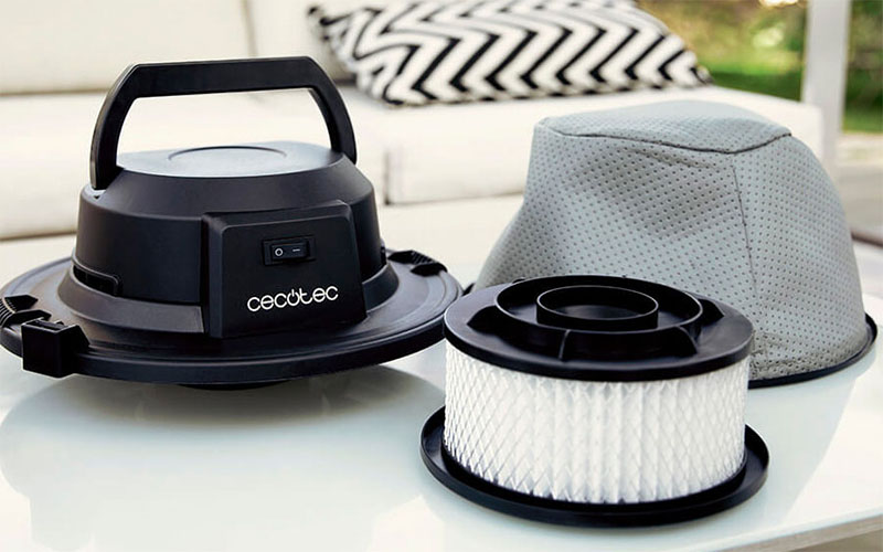 Máy hút bụi công nghiệp Cecotec Conga Powerash 1200 (Màu thép) - Hàng chính hãng