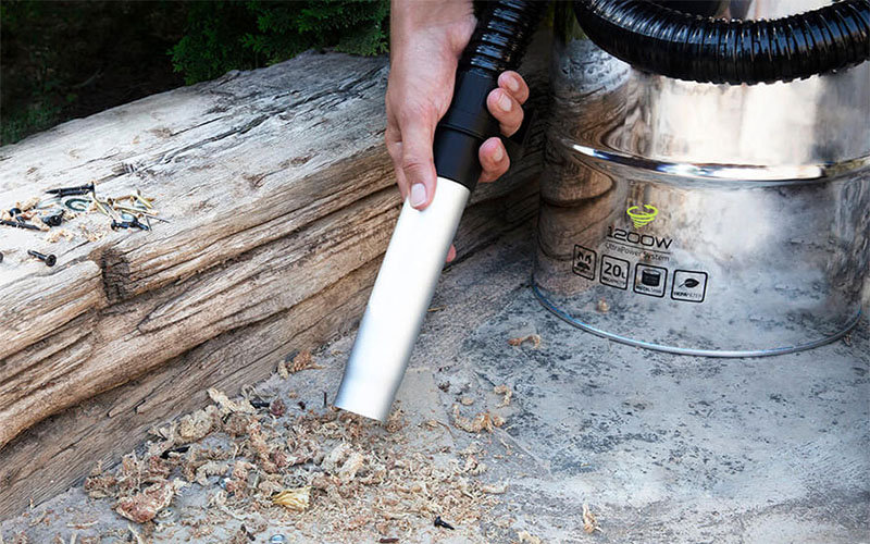 Máy hút bụi công nghiệp Cecotec Conga Powerash 1200 (Màu thép) - Hàng chính hãng