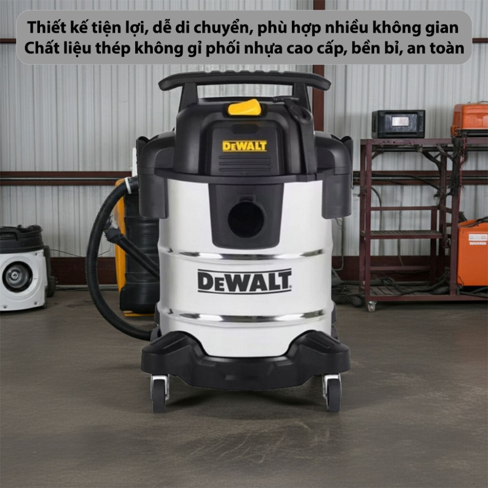 Máy hút bụi công nghiệp Dewalt DXV25SA - Hàng chính hãng