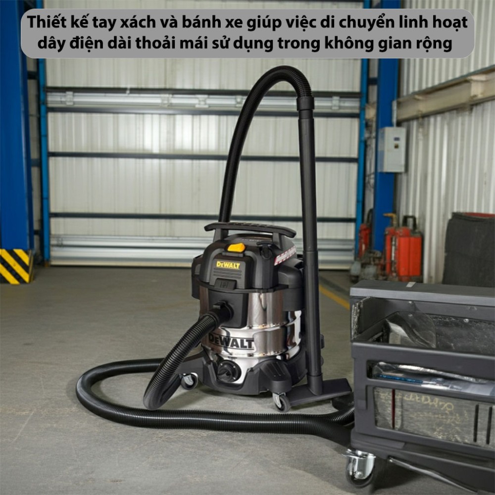 Máy hút bụi công nghiệp Dewalt DXV30SC - Hàng chính hãng