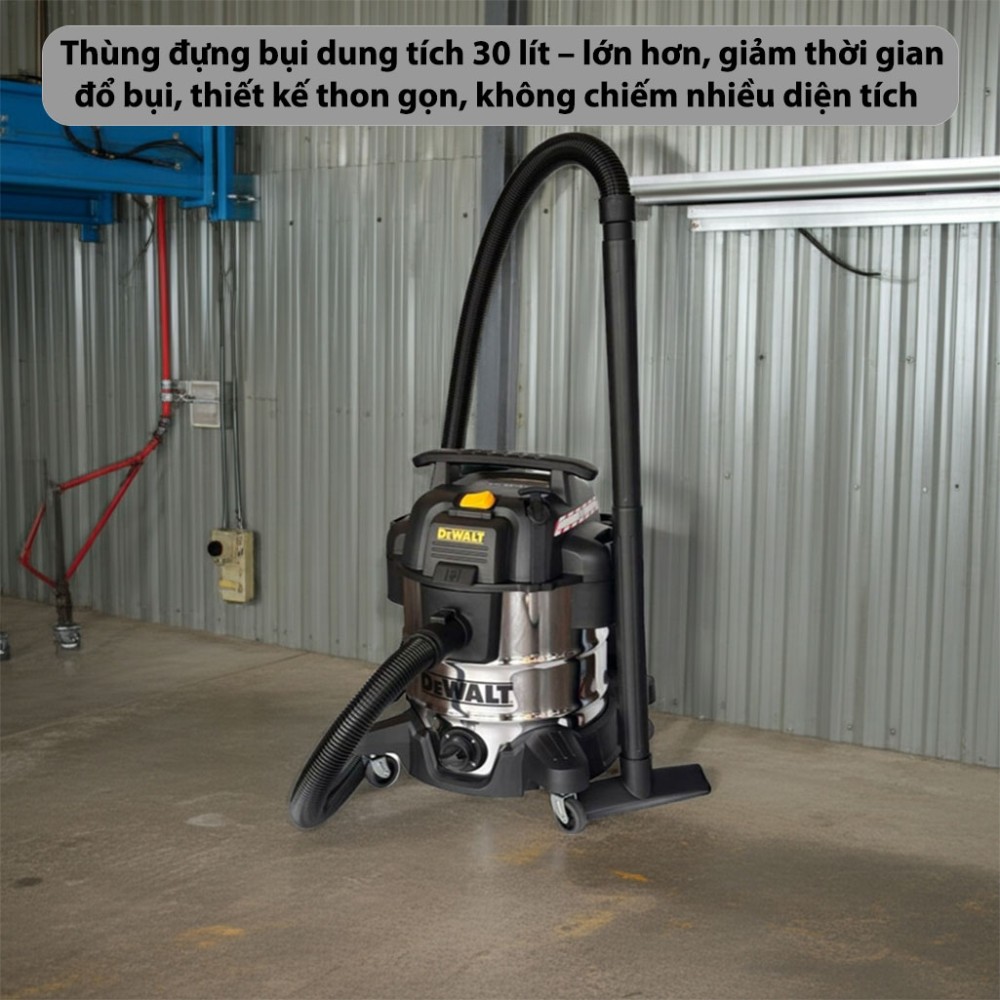 Máy hút bụi công nghiệp Dewalt DXV30SC - Hàng chính hãng