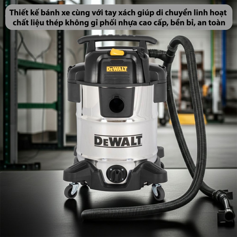 Máy hút bụi công nghiệp Dewalt DXV38SD - Hàng chính hãng