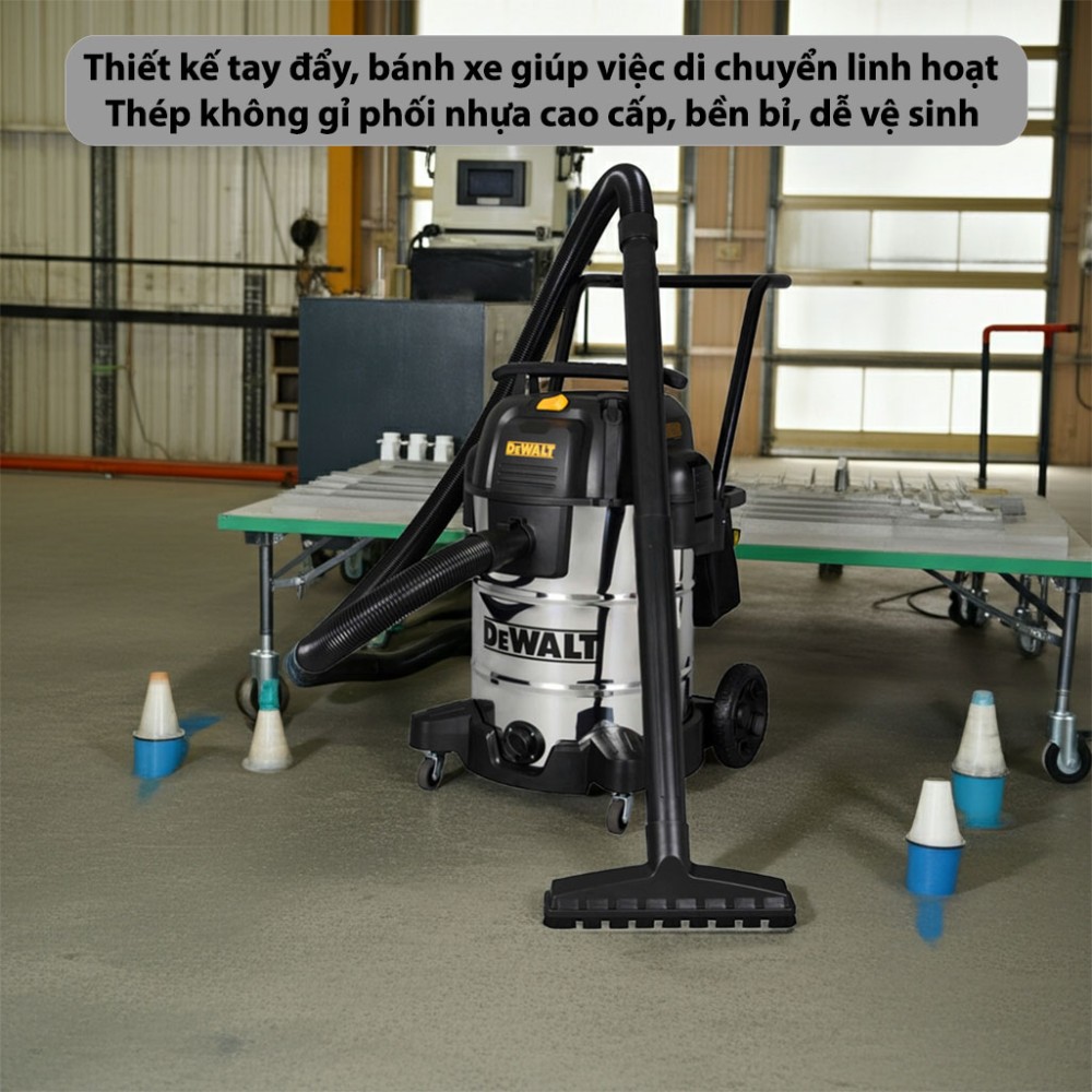 Máy hút bụi công nghiệp Dewalt DXV61S - Hàng chính hãng