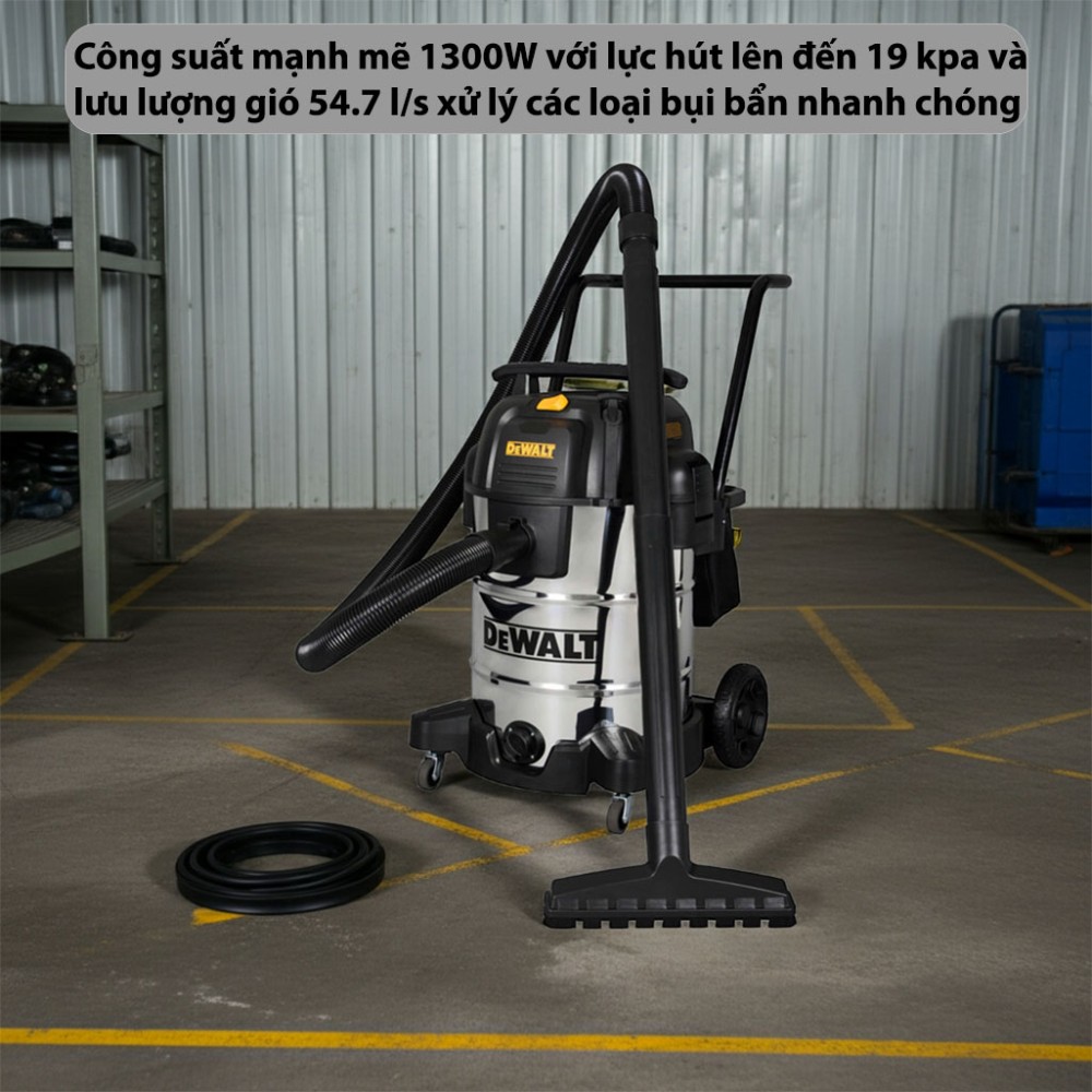 Máy hút bụi công nghiệp Dewalt DXV61S - Hàng chính hãng