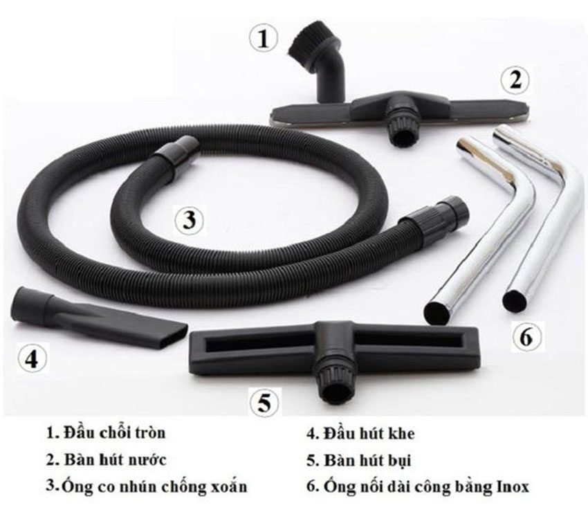 Máy hút bụi công nghiệp Hiclean HC80 New - Hàng chính hãng