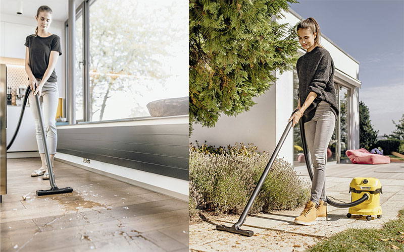 Máy hút bụi công nghiệp Karcher WD2 Plus V - Hàng chính hãng