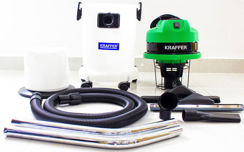Máy hút bụi công nghiệp Kraffer KF130 Green - Hàng chính hãng