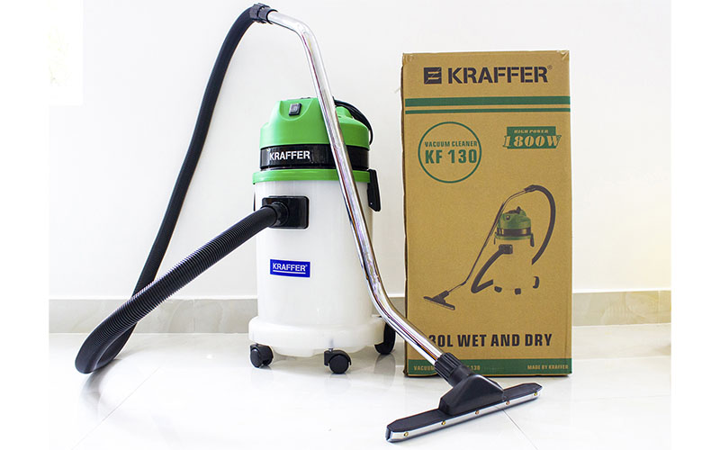 Máy hút bụi công nghiệp Kraffer KF130 Green - Hàng chính hãng