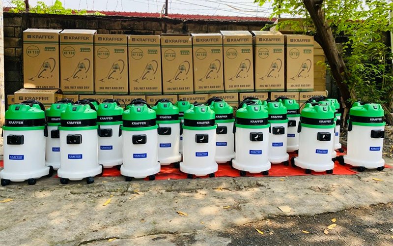 Máy hút bụi công nghiệp Kraffer KF130 Green - Hàng chính hãng